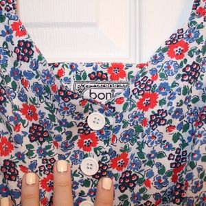 Vintage Floral Crop Top